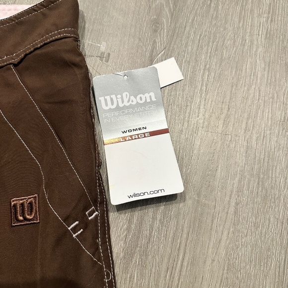 Wilson Light Weight Brown Shorts | Size Large | 10" Inseam | NWT - Picture 5 of 11